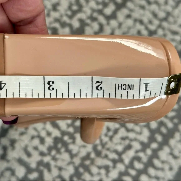 Women's Nude Strappy Sandals - Picture 6 of 7